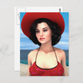 ヴィンテージ休暇 ポストカード (正面/裏面)