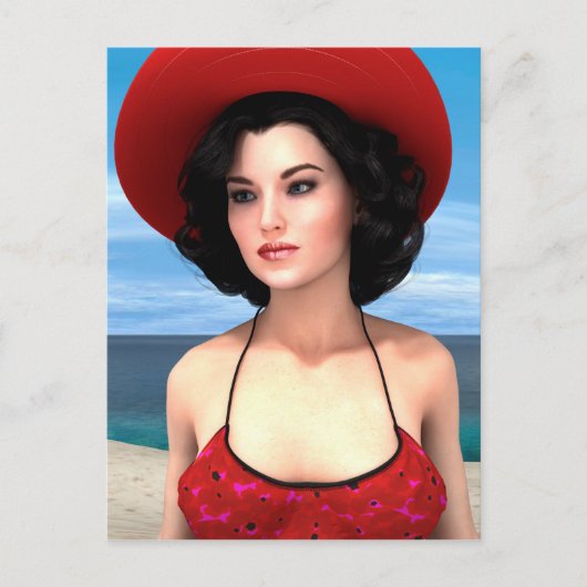 ヴィンテージ休暇 ポストカード (正面)