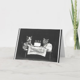 ヴィンテージ会の猫 カード