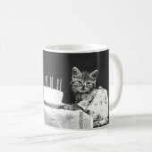 ヴィンテージ会の猫 コーヒーマグカップ (正面右)