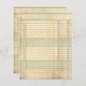 ヴィンテージ会計シート (正面/裏面)