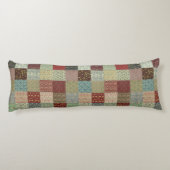 ヴィンテージ伝統パッチワーククッション ボディピロー (裏面)