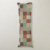 ヴィンテージ伝統パッチワーククッション ボディピロー (正面縦)