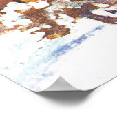 ヴィンテージ伝統的の冬のシーン ポスター (角)