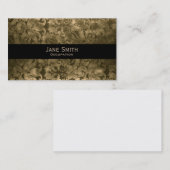 ヴィンテージ伝統的アンティーク 名刺 (正面/裏面)