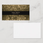 ヴィンテージ伝統的アンティーク 名刺 (正面/裏面)