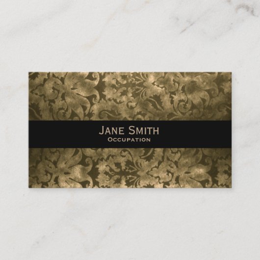 ヴィンテージ伝統的アンティーク 名刺 (正面)