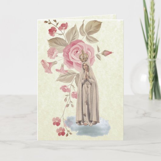 ヴィンテージ伝統的カトリック聖体招待状 カード (正面)