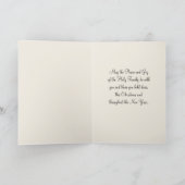 ヴィンテージ伝統的カトリック聖母 カード (内部)