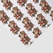 ヴィンテージ伝統的クリスマスパターン 薄葉紙 (詳細)