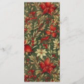 ヴィンテージ伝統的クリスマス メニュー (裏面)