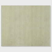 ヴィンテージ伝統的グリーンクリスマスラッピング紙 ラッピングペーパー (フラット)