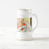 ヴィンテージ伝統的サンタクロース ビールジョッキ (正面右)