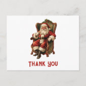ヴィンテージ伝統的サンタ・クリスマス ポストカード (正面)