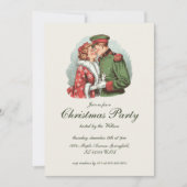 ヴィンテージ伝統的パーティー 招待状 (正面)