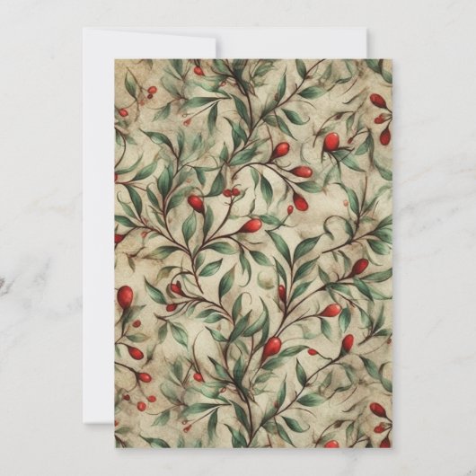 ヴィンテージ伝統的パーティー 招待状 (裏面)