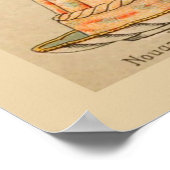 ヴィンテージ伝統的ビクトリアンデザート ポスター (角)