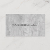 ヴィンテージ伝統的プロフェッショナルコンシンプルクリート 名刺 (正面)