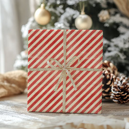 ヴィンテージ伝統的レッドクリスマスラッピング紙 ラッピングペーパー