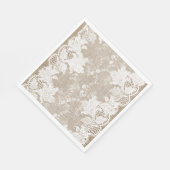 ヴィンテージ伝統的素朴な田舎地方のラップ スタンダードランチョンナプキン (角)