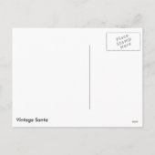 ヴィンテージ伝統的Santa Copyクリスマスポストカード シーズンポストカード (裏面)