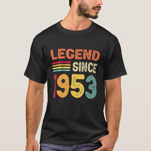 ヴィンテージ伝説1953年70誕生日70年 Tシャツ (正面)