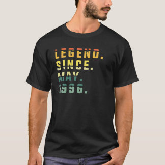 ヴィンテージ伝説1996年5月25日誕生日25年 Tシャツ