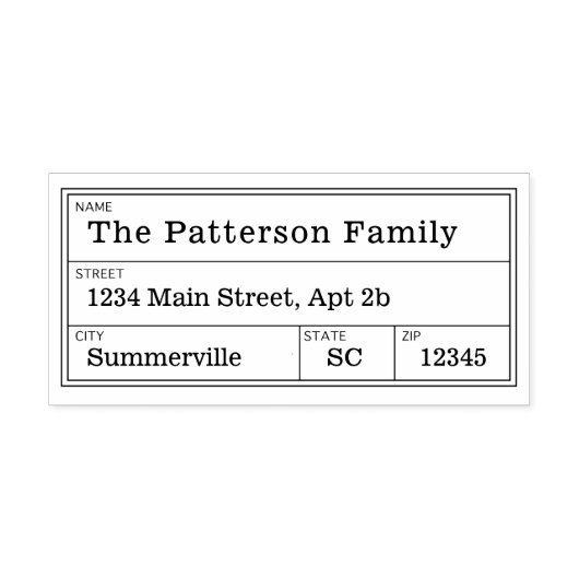 ヴィンテージ住所スタンプ郵便差出人住所 ラバースタンプ (インプリント)