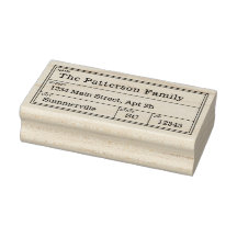 ヴィンテージ住所スタンプ郵便差出人住所