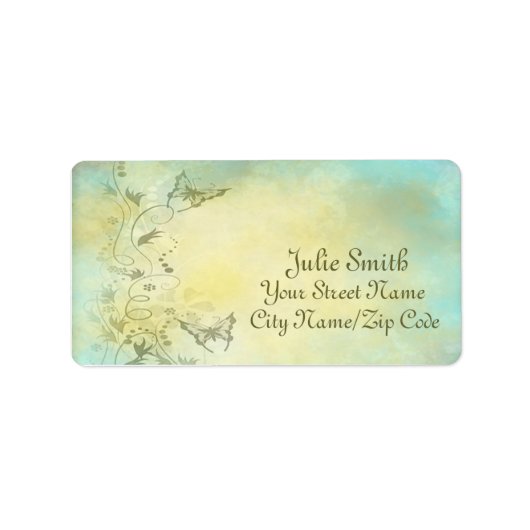 ヴィンテージ住所 シール (正面)