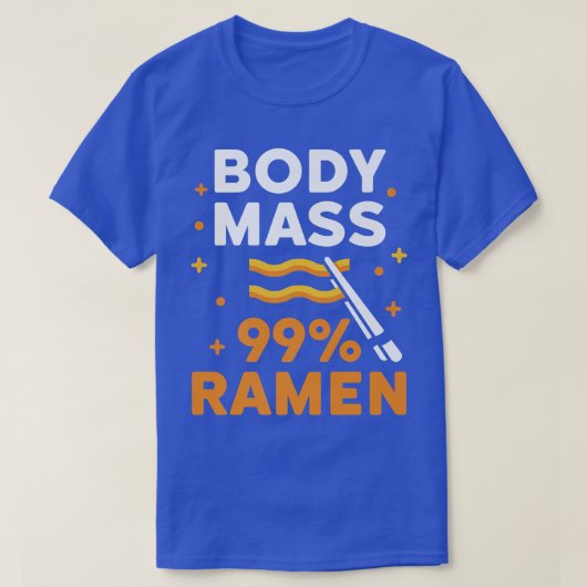 ヴィンテージ体マス99ラーメン日本の食R Tシャツ (デザイン正面)