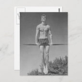 ヴィンテージ体操はがき ポストカード (正面/裏面)