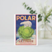 ヴィンテージ作成ラベル葉書 ポストカード (スタンド正面)