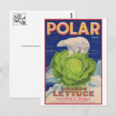 ヴィンテージ作成ラベル葉書 ポストカード (正面/裏面)