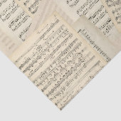 ヴィンテージ作曲コラージュ 薄葉紙 (詳細)