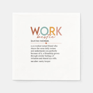 ヴィンテージ作業の定義先生ナースボス スタンダードカクテルナプキン