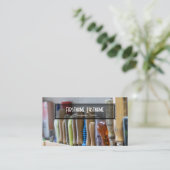 ヴィンテージ作業台素朴なツール手作りサービス 名刺 (スタンド正面)