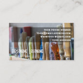 ヴィンテージ作業台素朴なツール手作りサービス 名刺 (裏面)