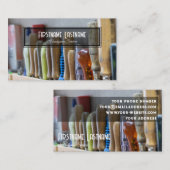 ヴィンテージ作業台素朴なツール手作りサービス 名刺 (正面/裏面)