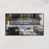 ヴィンテージ作業台素朴なツール手作りサービス 名刺 (裏面)