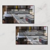 ヴィンテージ作業台素朴なツール手作りサービス 名刺 (正面/裏面)