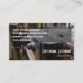 ヴィンテージ作業台素朴なツール手作りサービス 名刺 (裏面)