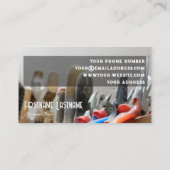 ヴィンテージ作業台素朴なツール手作りサービス 名刺 (裏面)