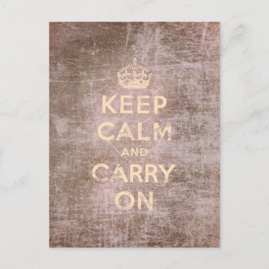 ヴィンテージ保が穏やか運になる ポストカード (正面)