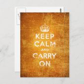 ヴィンテージ保が穏やか運になる ポストカード (正面/裏面)