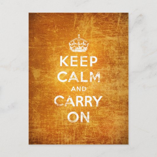 ヴィンテージ保が穏やか運になる ポストカード (正面)