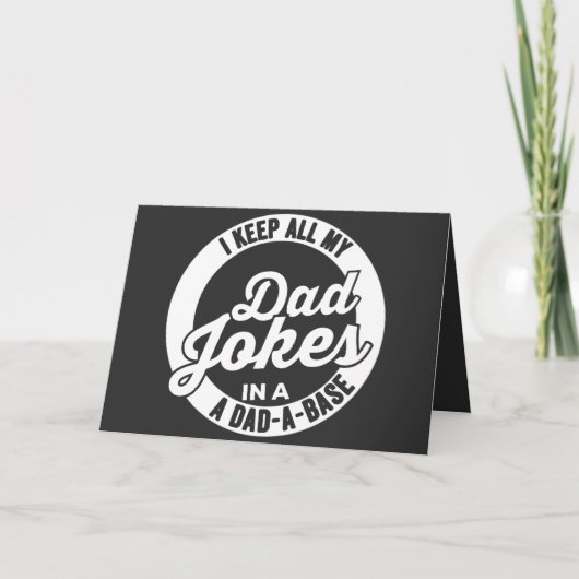 ヴィンテージ保は全てのパパがパパをベースにジョーク カード (正面)