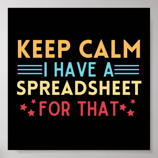 ヴィンテージ保は落ち着いて、その為の表計算ソフトを持っている ポスター (正面)