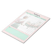 ヴィンテージ保健用血糖値 ノートパッド (アングル)