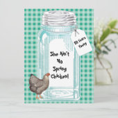 ヴィンテージ保存瓶のデザイン 招待状 (スタンド正面)